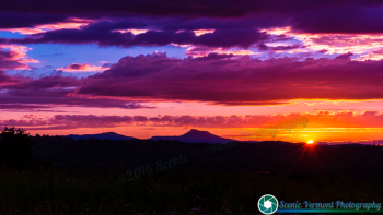 Berlin Vermont Sunset