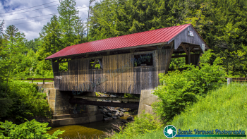 Power House Covered Bridge. Johnson, Vermont.