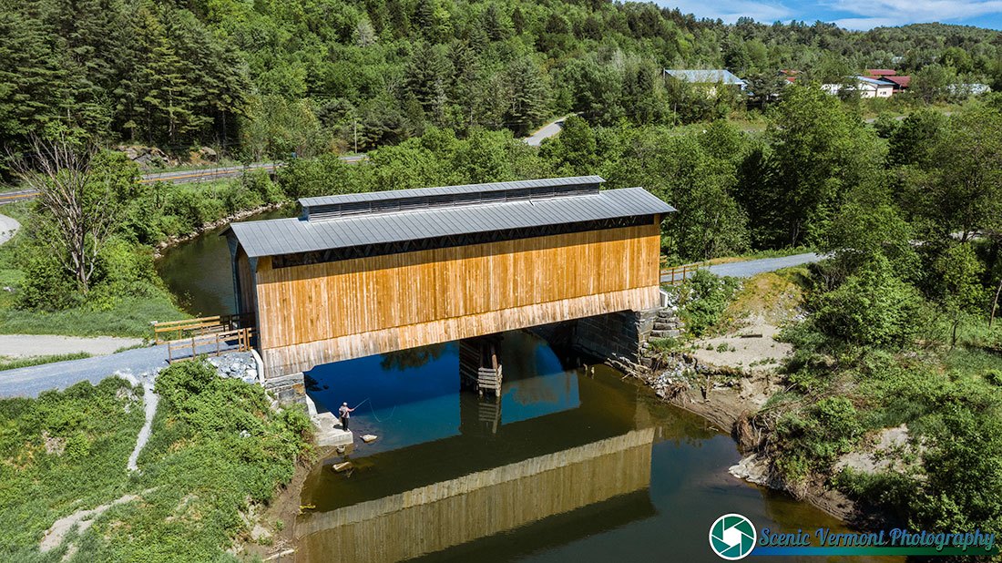 Fisher Covered Railroad Bridge Wolcott Vermont 5 25 2024 2